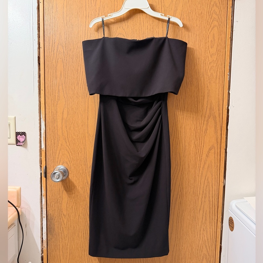 Vince Camuto Black Strapless Dress